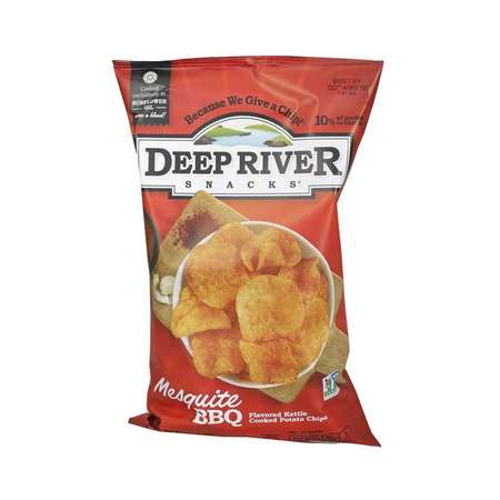 Deep River Snacks Kettle Potato Chip Mesquite BBQ 5 oz., PK12 17124